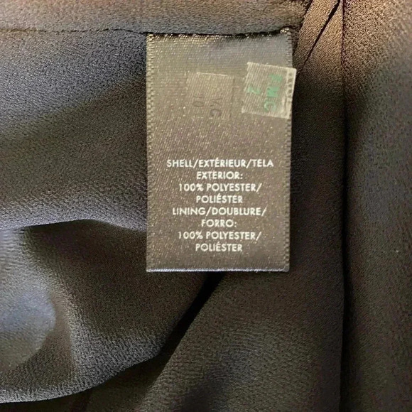 Ann Taylor Black Jewel Neck Blouse, 12, NWT - Picture 9 of 9